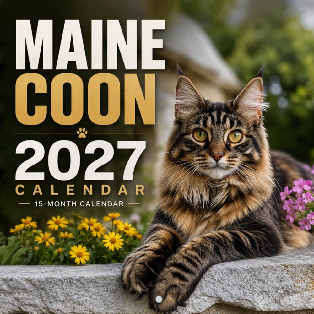 ler totalmente Maine Coon Calendar 2027: Majestic Fluffy Cats With Gentle Personalities