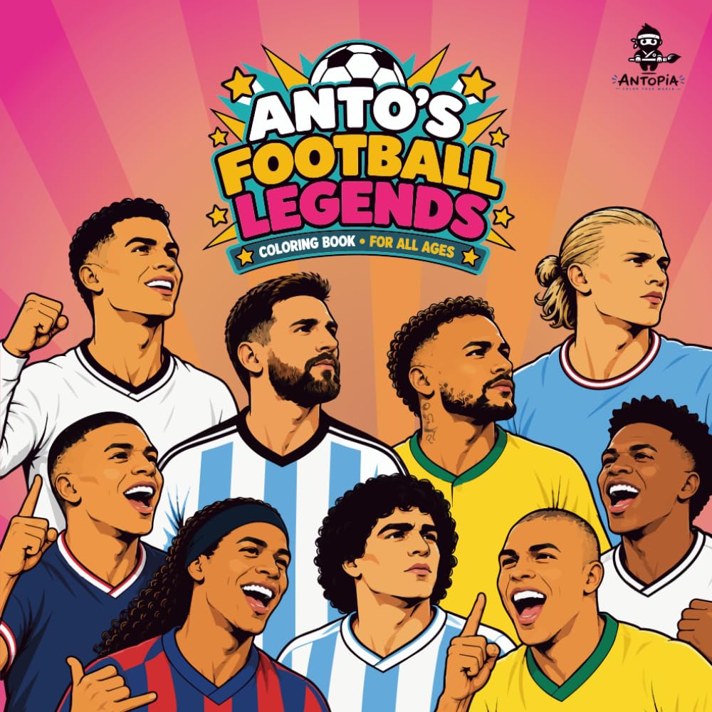 capítulo por capítulo baixar ANTO’S FOOTBALL LEGENDS: Coloring Book for Football Fans of All Ages