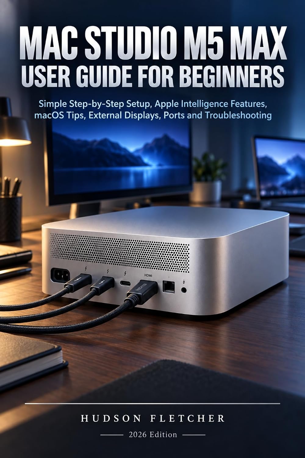 ler totalmente Mac Studio M5 Max User Guide for Beginners: Simple Step-by-Step Setup, Apple Intelligence Features, macOS Tips, External Displays, Ports and Troubleshooting (Gadget Guru) (English Edition)