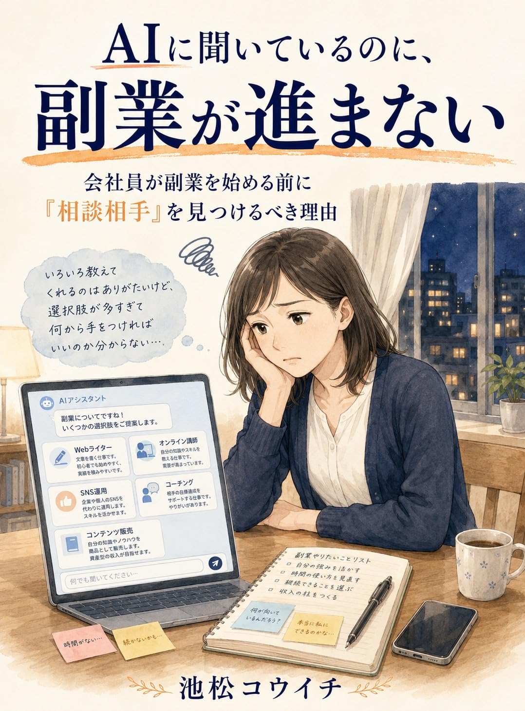 ler totalmente AI ni Kiite Iru noni Fukugyo ga Susumanai: Kaishain ga Fukugyo o Hajimeru Mae ni Sodan Aite o Mitsukeru Beki Riyu (Japanese Edition)