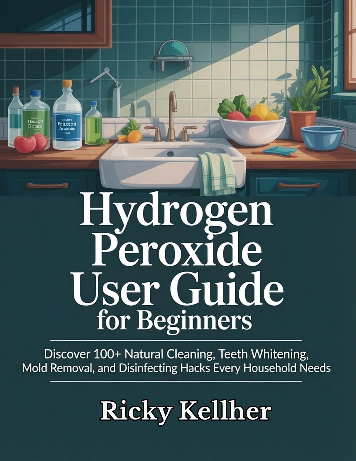 ler totalmente Hydrogen Peroxide User Guide for Beginners: Discover 100+ Natural Cleaning, Teeth Whitening, Mold Removal, and Disinfecting Hacks Every Household Needs (English Edition)