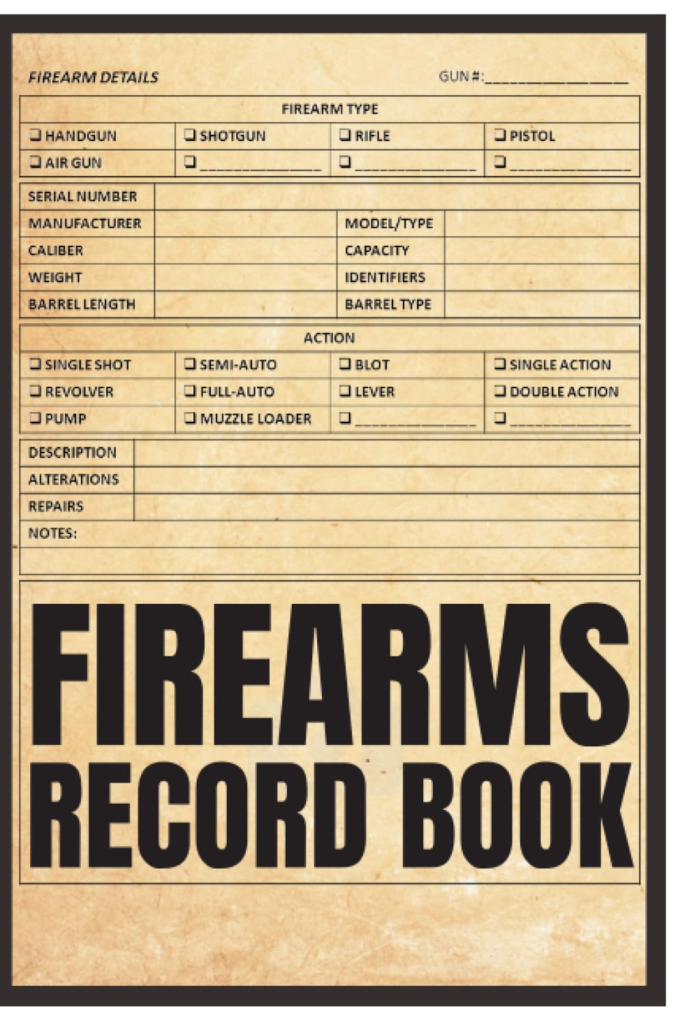 ler totalmente Personal Firearm Record Logbook: Comprehensive Inventory and Tracking for Gun Owners | Acquisition, Disposition, Repairs, and Details of Firearms
