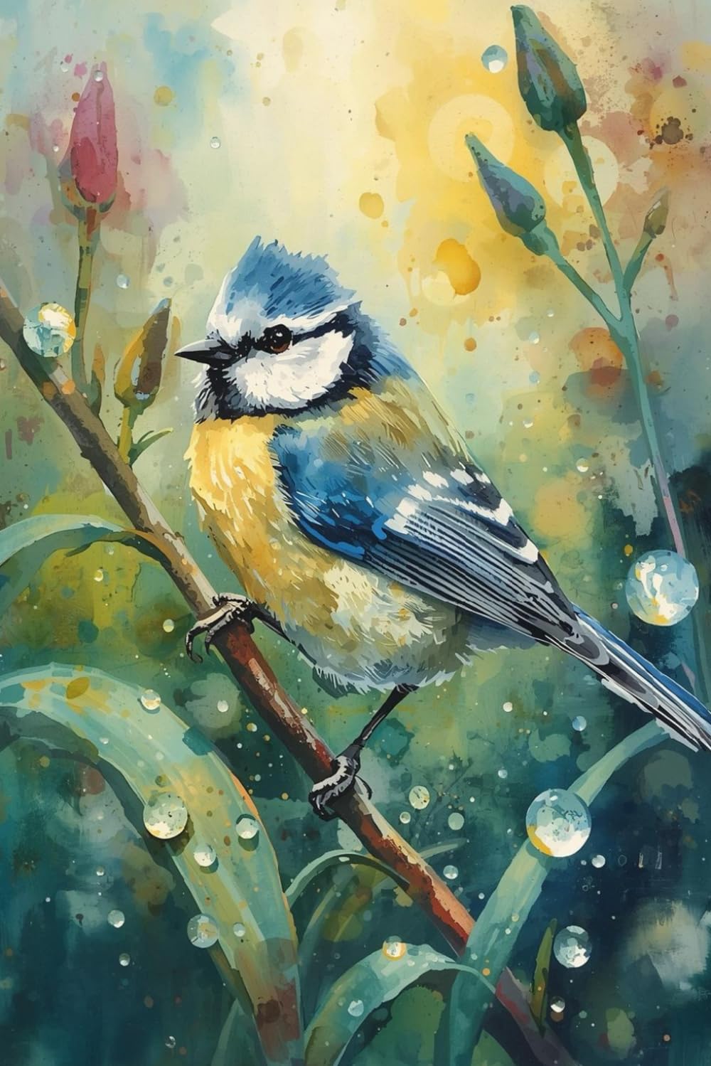 capítulo por capítulo baixar The Blue tit: A Minimalist Blank Notebook Inspired by Nature | 110 Pages | 6x9 Journal for Writing, Notes & Creativity (Vera Bird)