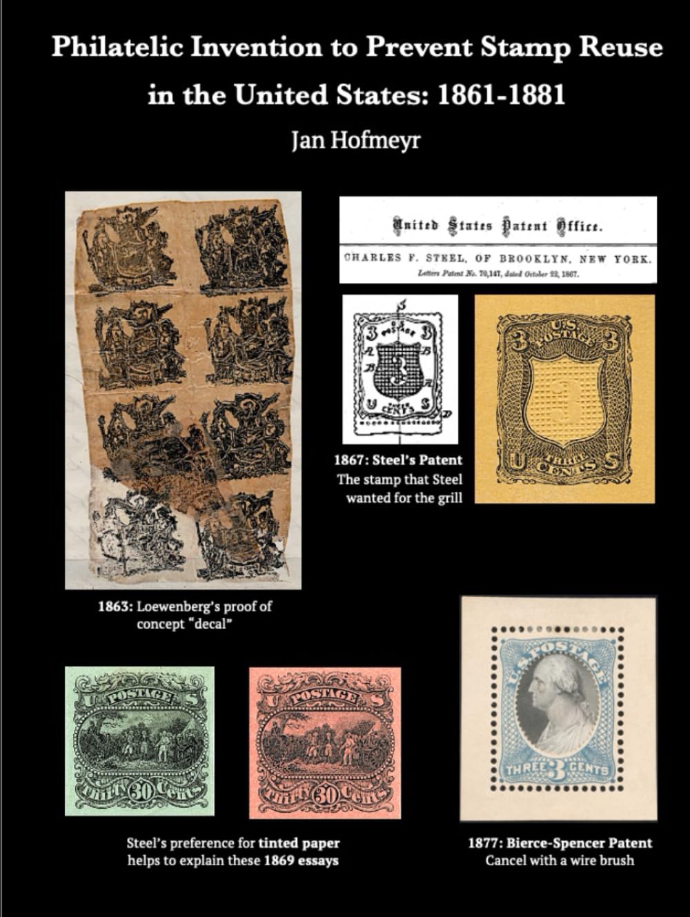 ler totalmente Philatelic Invention to Prevent Stamp Reuse in the United States: 1861-1881