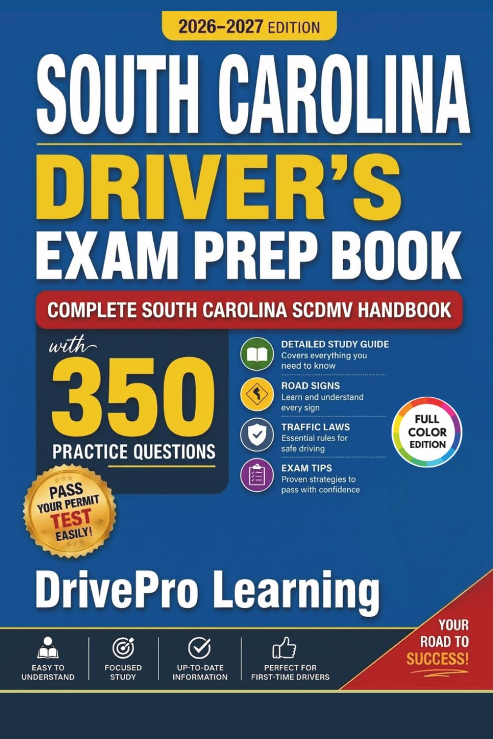 capítulo por capítulo baixar South Carolina Driver’s Exam Prep Book: Complete South Carolina SCDMV Handbook with Road Signs, Traffic Laws, & Study Tips to Pass the Permit Test Easily (Full Color Edition)