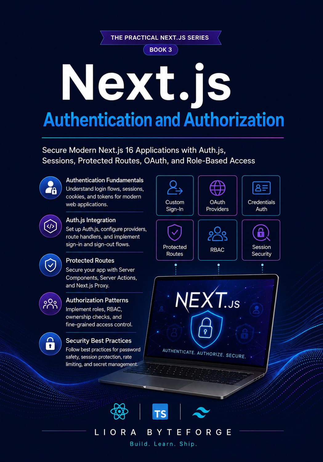 capítulo por capítulo baixar Next.js Authentication and Authorization: Secure Modern Next.js 16 Applications with Auth.js, Sessions, Protected Routes, OAuth, and Role-Based Access... NEXT.JS 16 SERIES Book 3) (English Edition)