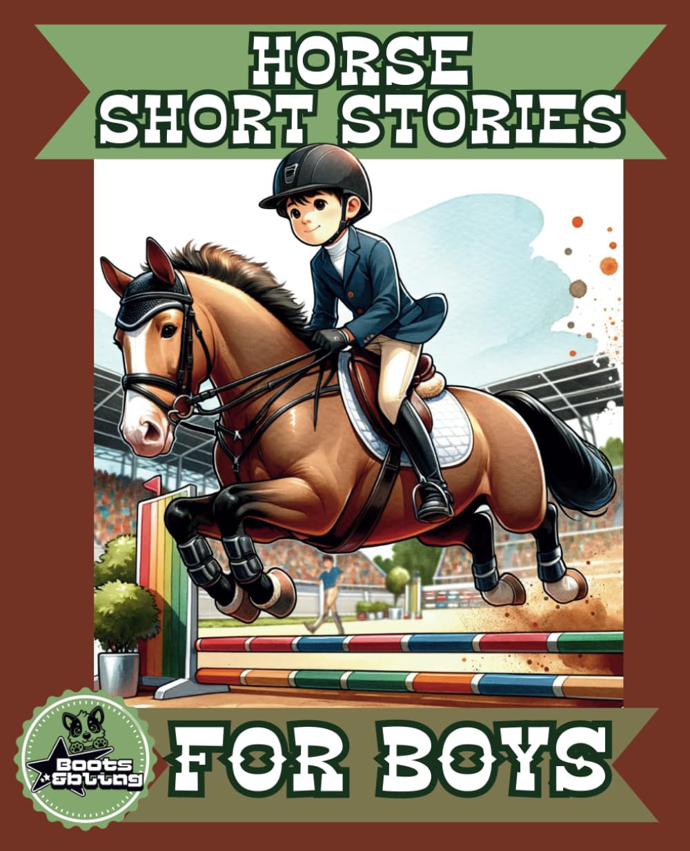 Horse Short Stories for Boys: Horse Riding Tales for Boys: Adventures in Show Jumping, Polo, and Trail Riding |with Colorable Black-and-White Images| 7.5x9.25 baixar o livro de graça
