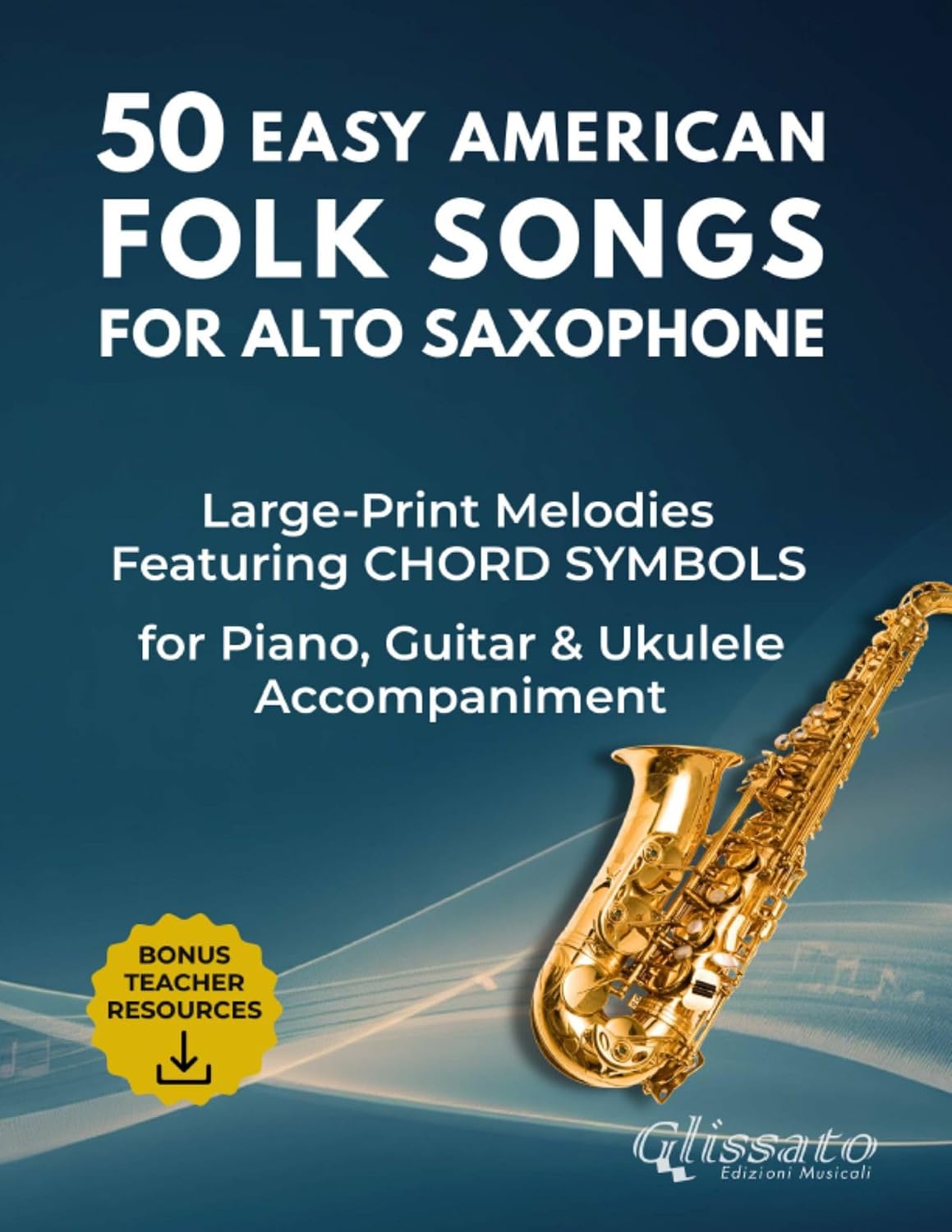ler totalmente 50 Easy American Folk Songs for Alto Saxophone: Large-Print Sheet Music for School Band, Private Lessons, Adult Beginners, Homeschool Music and Community... Collection) (English Edition)