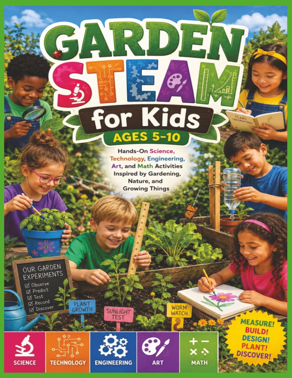 capítulo por capítulo baixar Garden STEAM for Kids Ages 5–10: Hands-On Science, Technology, Engineering, Art, and Math Activities Inspired by Gardening, Nature, Plants, Soil, Weather, and Outdoor Discovery
