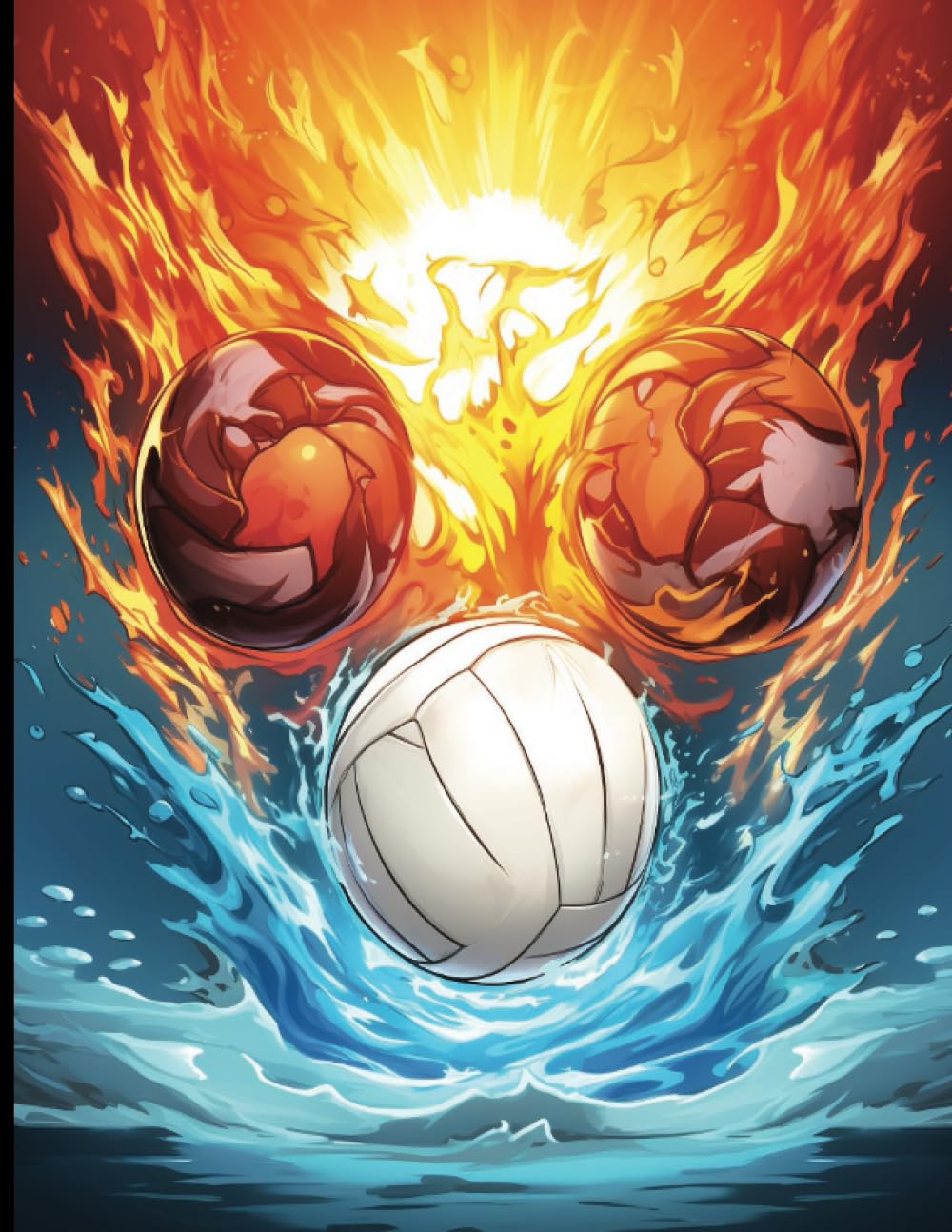 Composition Notebook: Wide Ruled Volleyball Notebook: 110 wide ruled pages baixar o livro de graça