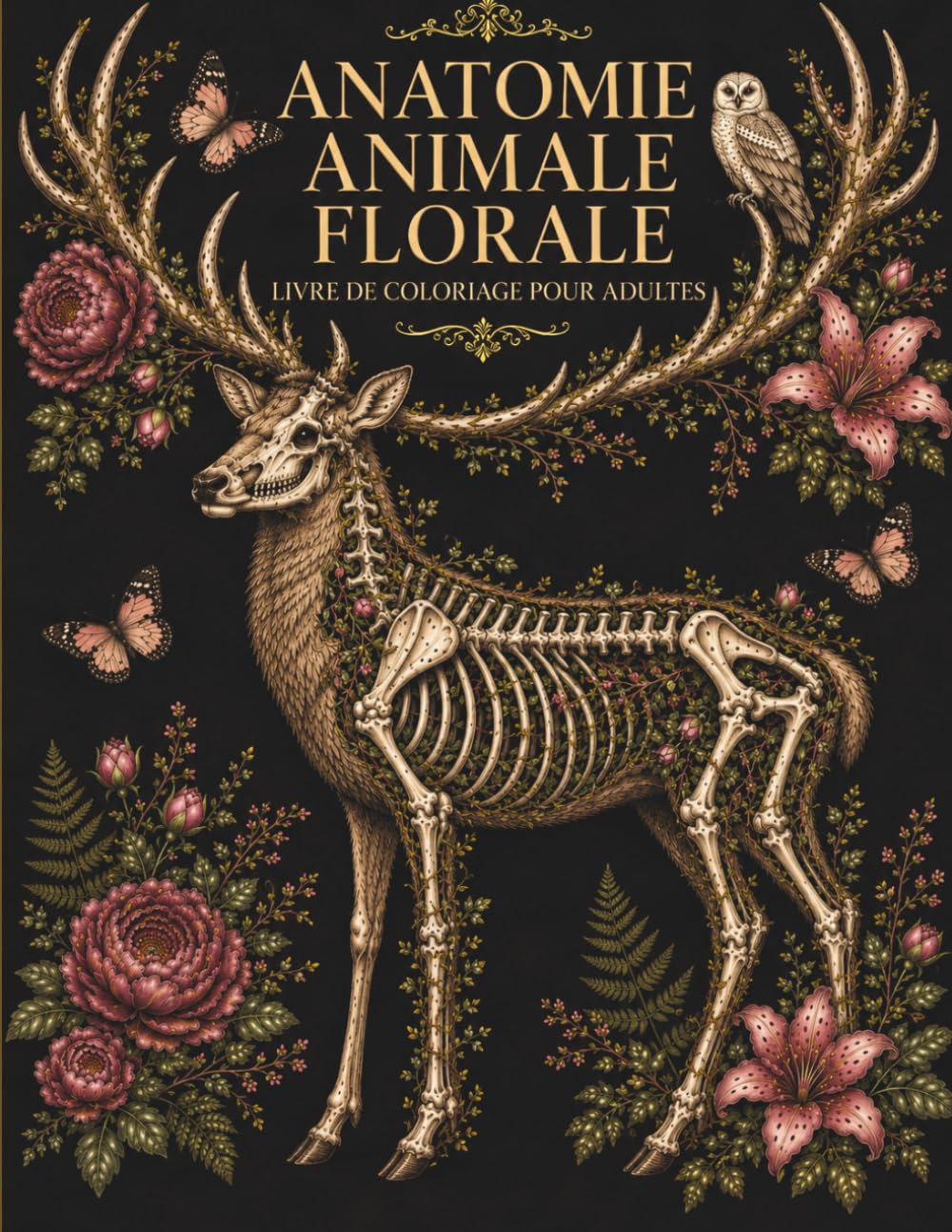 capítulo por capítulo baixar Anatomie Animale Florale: Livre de coloriage pour adultes (French Edition)
