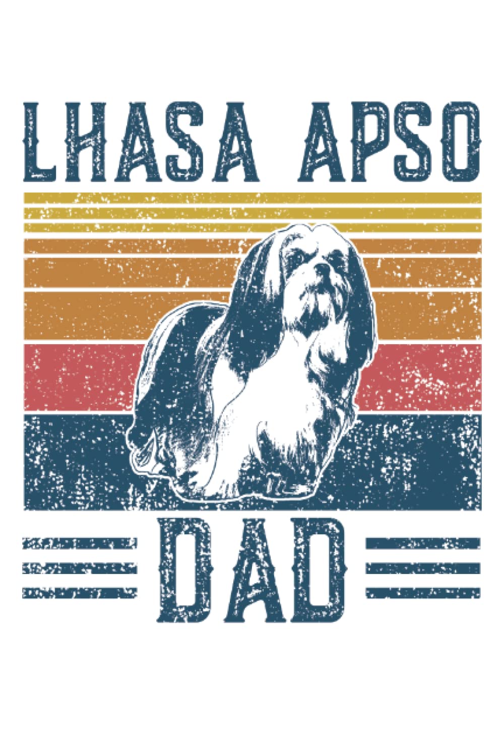Dog Lhasa Apso Dad - Vintage Lhasa Apso Dad: A Journal Size (6 x 9 inches) Notebook | Diary | Planner with 120 Lined Pages baixar o livro de graça