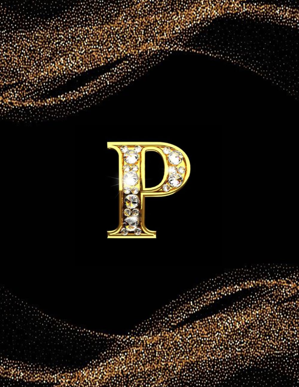 P: Monogram Initial Notebook Letter P | 8.5" x 11" - 120 pages, College Ruled baixar livro de graça