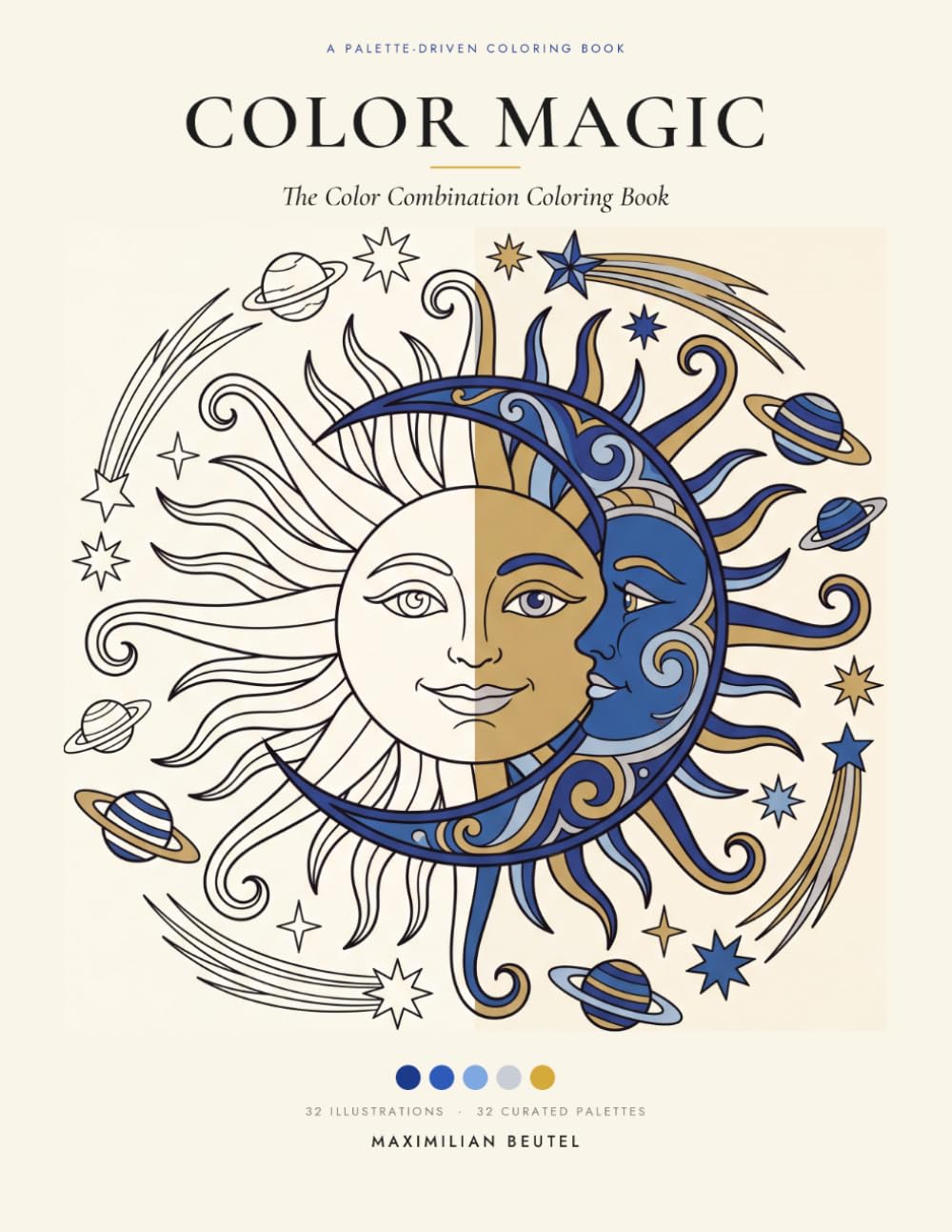 COLOR MAGIC: The Color Combination Coloring Book: 32 Illustrations, 32 Curated Palettes and an 8-Page Color School for Adults and Older Teens baixar o livro de graça