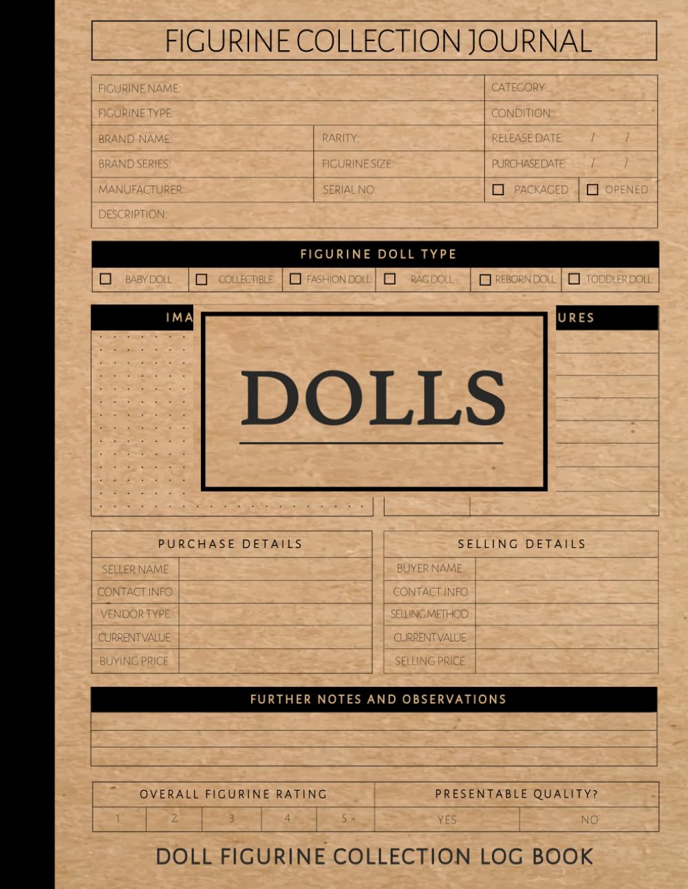 ler totalmente Doll Figurine Collection Log Book: Track & Preserve All Figurines. Ideal for Collectors, Enthusiasts, and Hobbyists