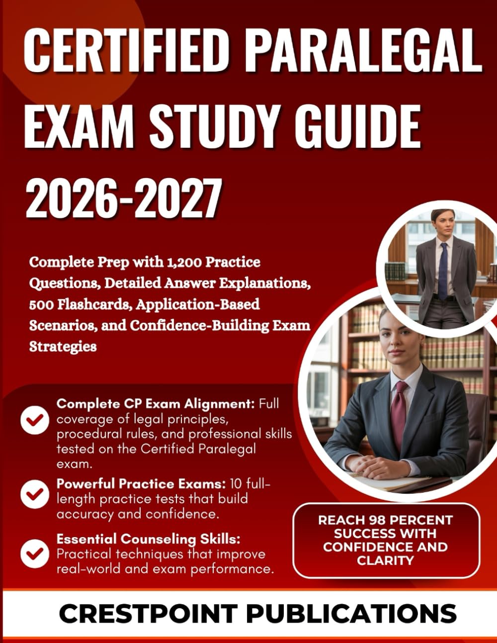 CERTIFIED PARALEGAL EXAM STUDY GUIDE 2026-2027: Complete Prep with 1,200 Practice Questions, Detailed Answer Explanations, 500 Flashcards,... and Confidence-Building Exam Strategies baixar o livro de graça