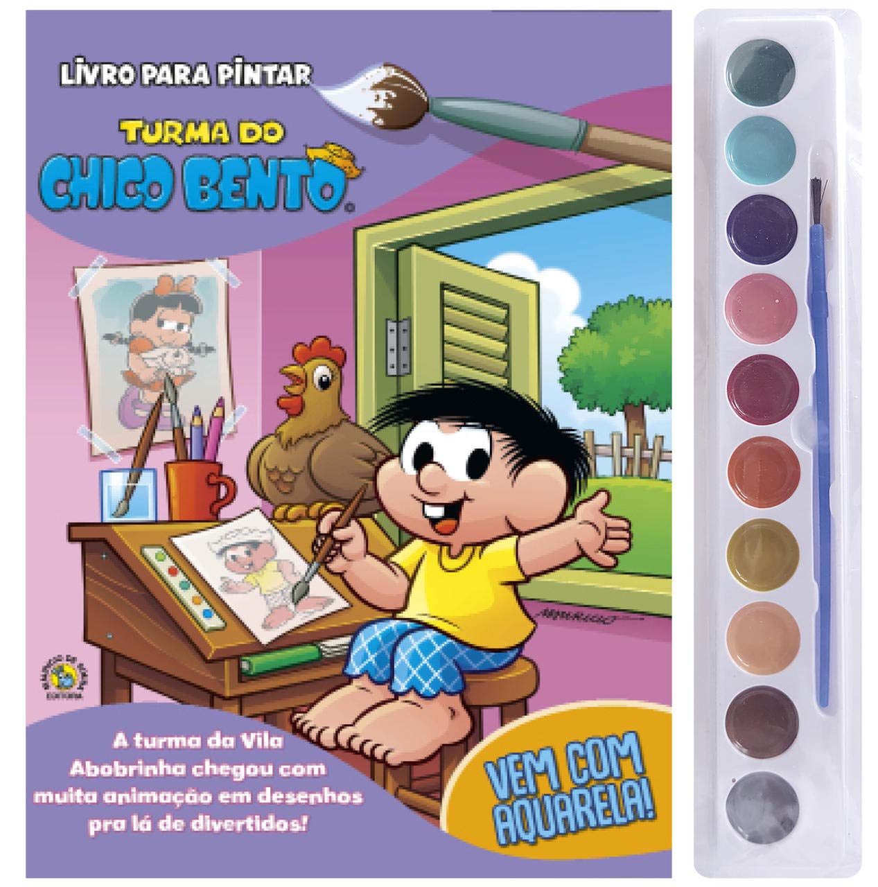 Turma da Mônica Livro para Pintar com Aquarela - Chico Bento baixar livro de graça