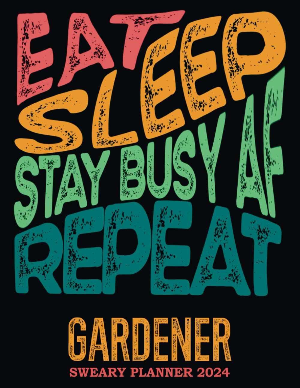 Gardener Sweary Planner: Gift For Men Women Coworker Work Boss Mom Dad for Christmas, Birthday & Appreciation - 2024 Retro MONTHLY Dated Book With To Dos, Password Log & Notes baixar livro de graça
