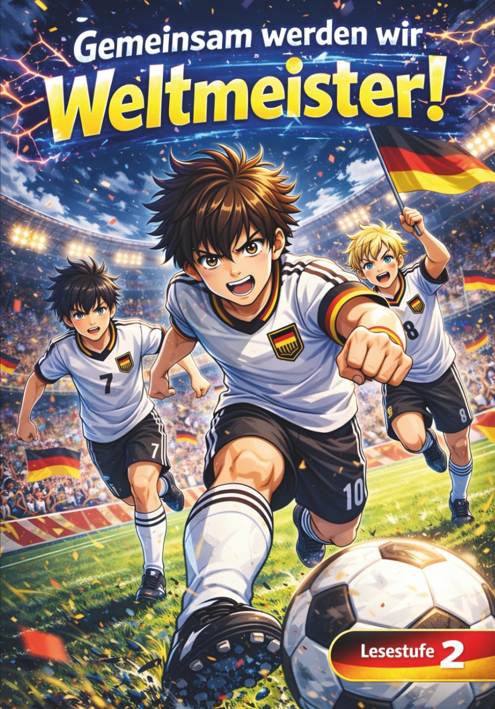ler totalmente Gemeinsam werden wir Weltmeister!: Eine spannende Fußballgeschichte - Fussball Geschenke Jungen & Geschenk Junge 8 Jahre zum Selberlesen oder Vorlesen, Lesestufe 2 (Lesepanda) (German Edition)