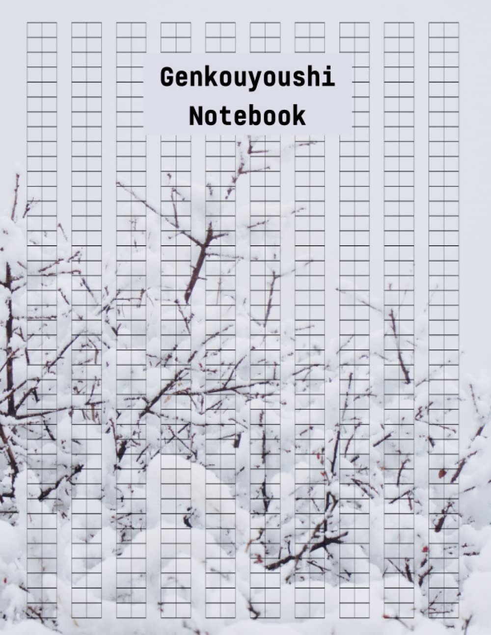 ler totalmente Genkouyoushi Notebook: Japanese Writing Practice Book| Genkouyoushi Paper Notebook| genkouyoushi notebook for japanese writing| hiragana practice... Genkouyoushi Practice Book| snow themed