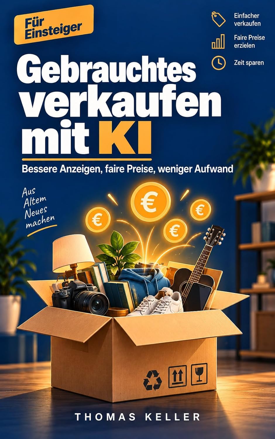 ler totalmente Gebrauchtes verkaufen mit KI: Bessere Anzeigen, faire Preise, weniger Aufwand – der Ratgeber für den Online-Verkauf für Kleinanzeigen, Vinted & Co. (German Edition)