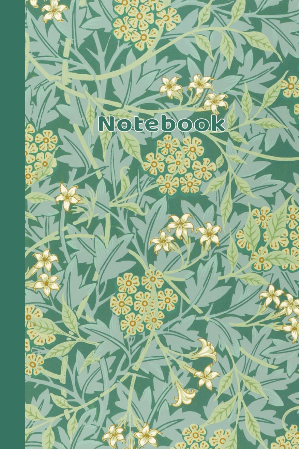 capítulo por capítulo baixar Notebook William Morris Jasmine: Wide Ruled | 110 Pages | 6 x 9 inches