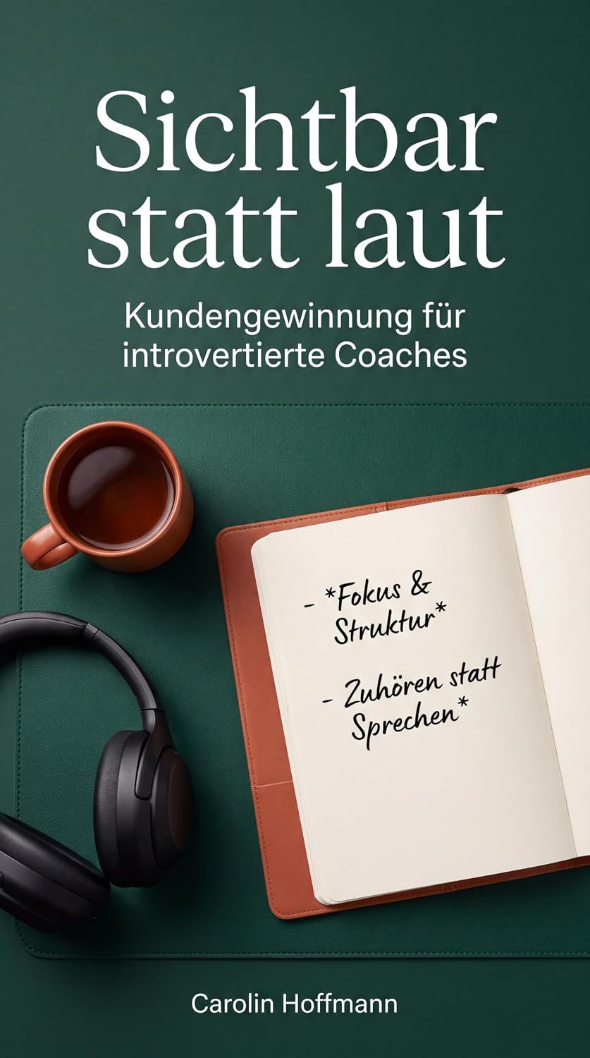 Sichtbar statt laut: Kundengewinnung für introvertierte Coaches. Klare Textvorlagen, strukturierte Abläufe, Praxis-Beispiele für leises Marketing und endlich entspannte Erstgespräche. (German Edition) baixar o livro de graça