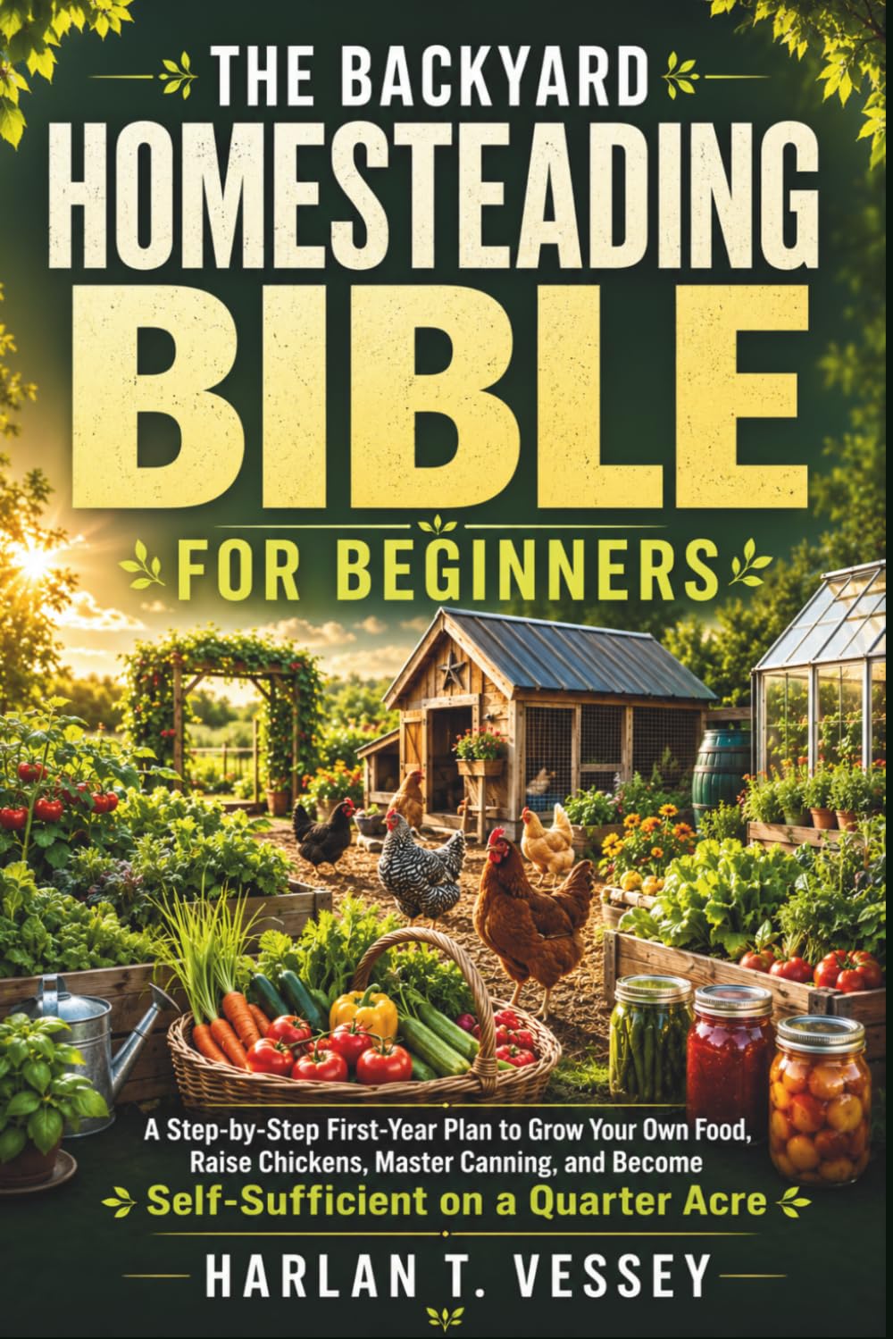 The Backyard Homesteading Bible for Beginners: A Step-by-Step First-Year Plan to Grow Your Own Food, Raise Chickens, Master Canning, and Become Self-Sufficient on a Quarter Acre baixar o livro de graça