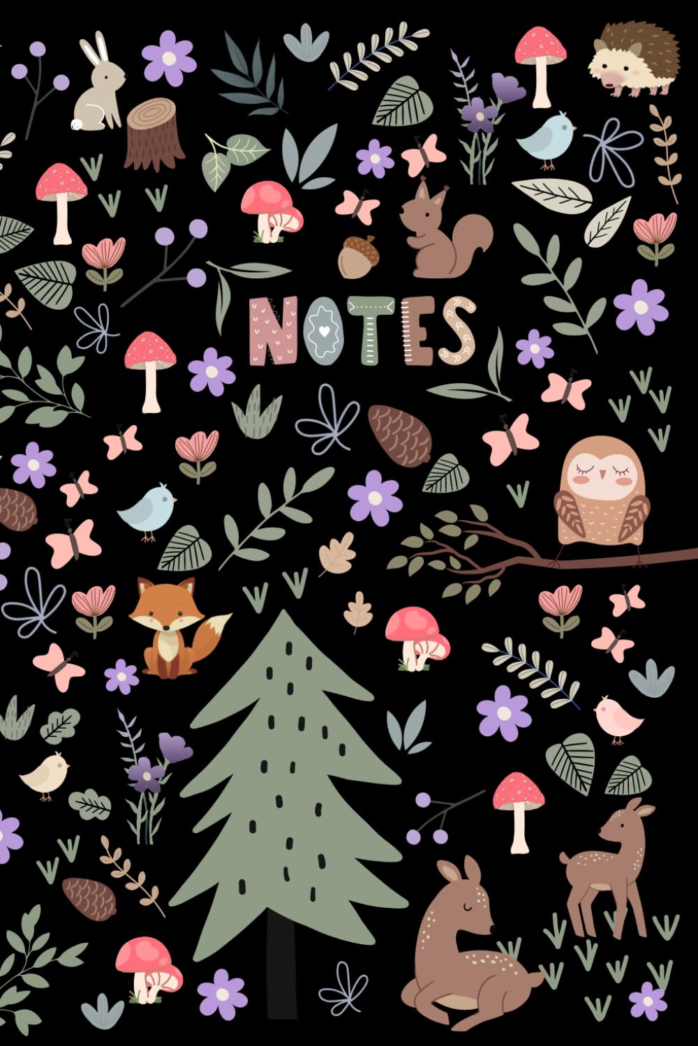 capítulo por capítulo baixar Notes: A5 Notebook Woodland Fall Autumn cute woodland animal design note pad blank lined journal 120 pages
