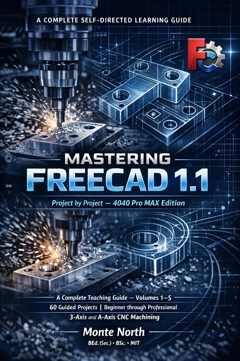 capítulo por capítulo baixar MASTERING FREECAD 1.1: Project by Project: (FreeCAD Self Help Series) (English Edition)