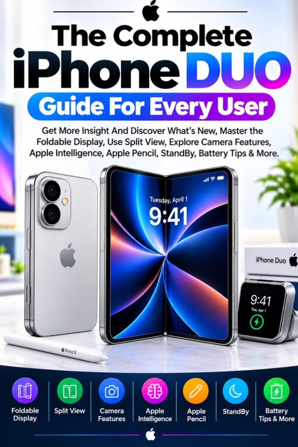 The Complete Iphone DUO Guide For Every User: Get More Insight And Discover What's New, Master the Foldable Display, Use Split View, Explore Camera... Apple Pencil, StandBy, Battery Tips & More baixar livro de graça