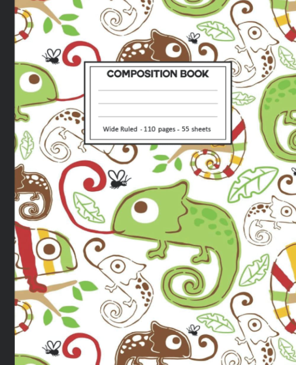 capítulo por capítulo baixar Composition Notebook: Chameleon College Ruled: 110+ Lined Pages Writing Journal.