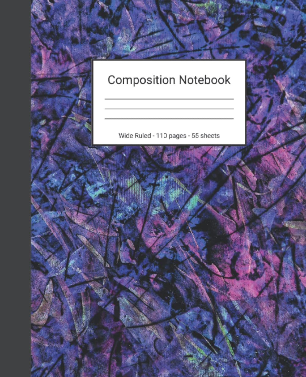 capítulo por capítulo baixar Composition Notebook: Wide Ruled Paper Notebook Journal - Blue Pink And Green Abstract Art - Blank Wide Lined Workbook