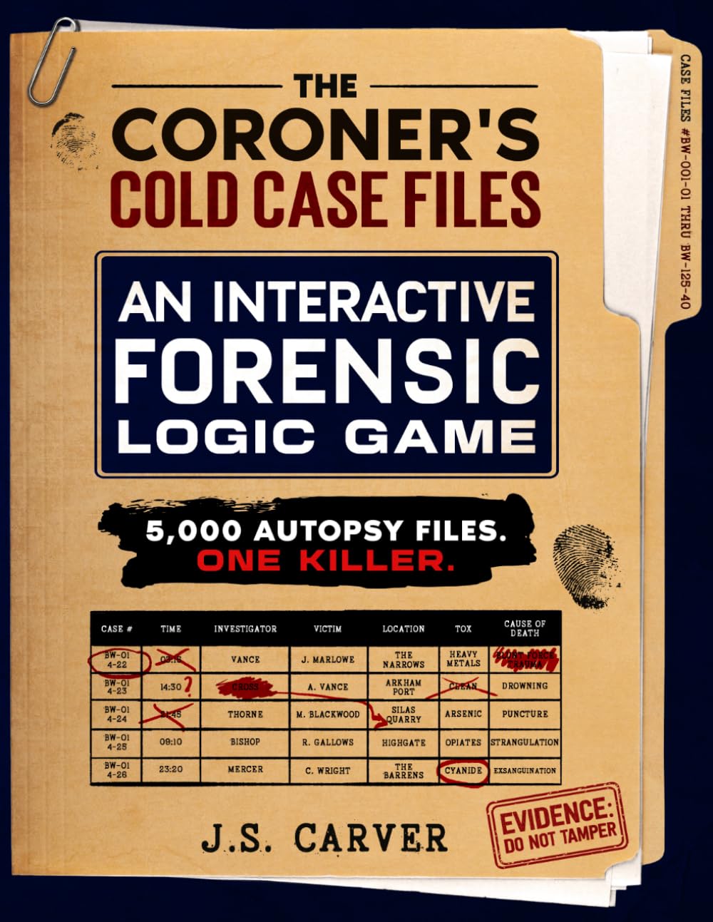 The Coroner’s Cold Case Files: An Interactive Forensic Logic Game for Adults with 5,000 Autopsy Files baixar o livro de graça
