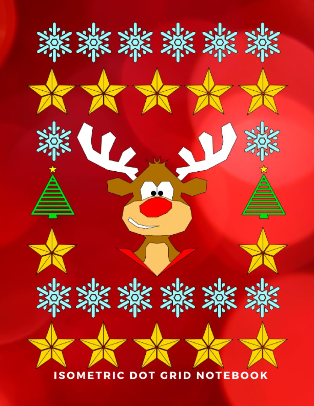 capítulo por capítulo baixar Rudolph Merry Christmas: Isometric Dot Grid Notebook - 1/4" Dot Grid Design.: Graph Paper Journal: Architectural & Product Design, 3D Maps and Engineering 8.5x11 dimension|100pages