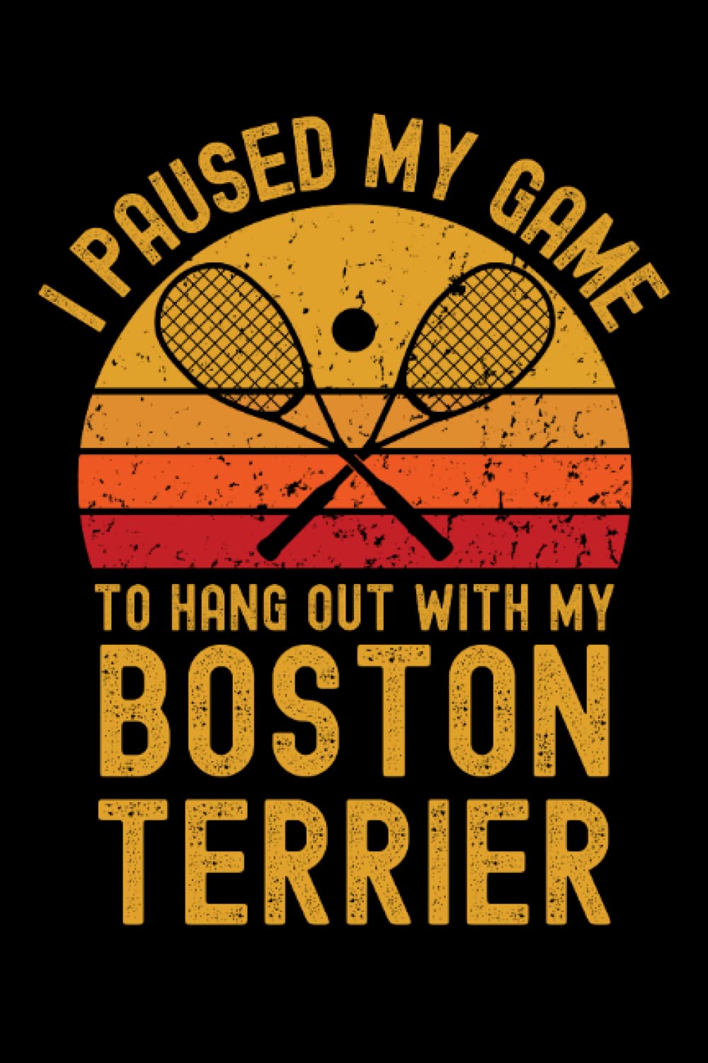 ler totalmente Squash and Boston Terrier: 6"x9", Notes, Notebook, Journal, Diary, 120 Pages lined, Paperback Cover