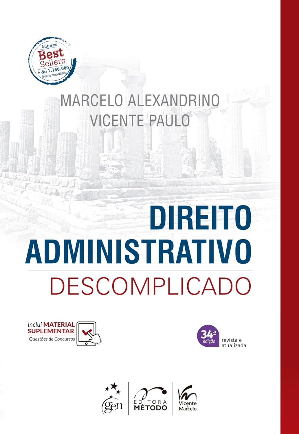 Direito Administrativo Descomplicado - 34ª Edição 2025 baixar o livro de graça