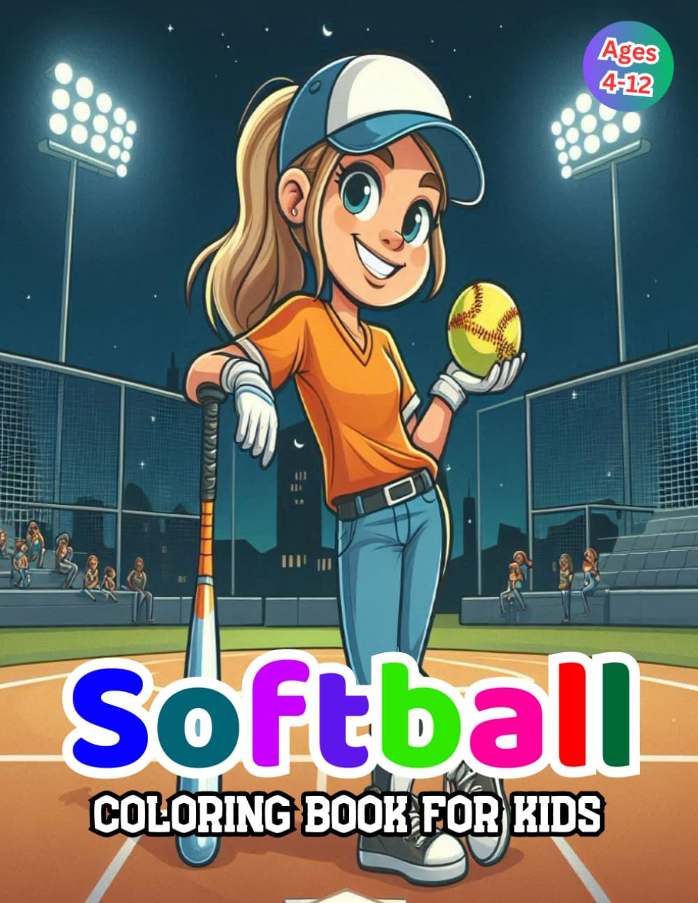 ler totalmente Softball Coloring Book For Kids Ages 4-12: Amazing Colouring Pages for Boys, Girls and Softball Fans