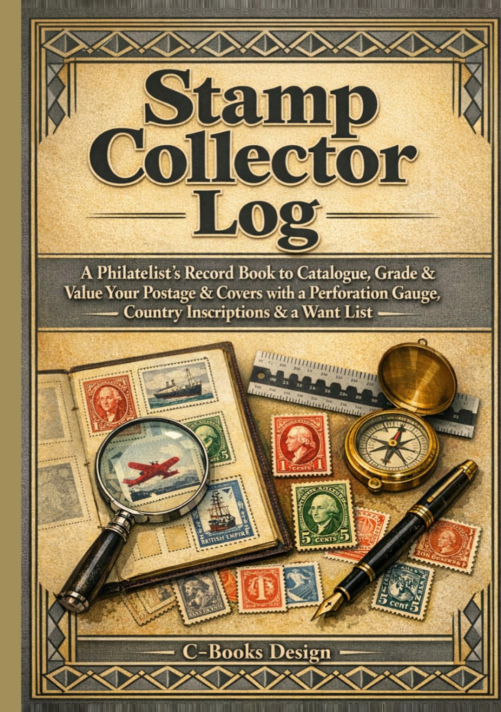 capítulo por capítulo baixar Stamp Collector Log: A Philatelist's Record Book to Catalogue, Grade & Value Your Postage & Covers with a Perforation Gauge, Country Inscriptions & a Want List I 7 x 10 inch