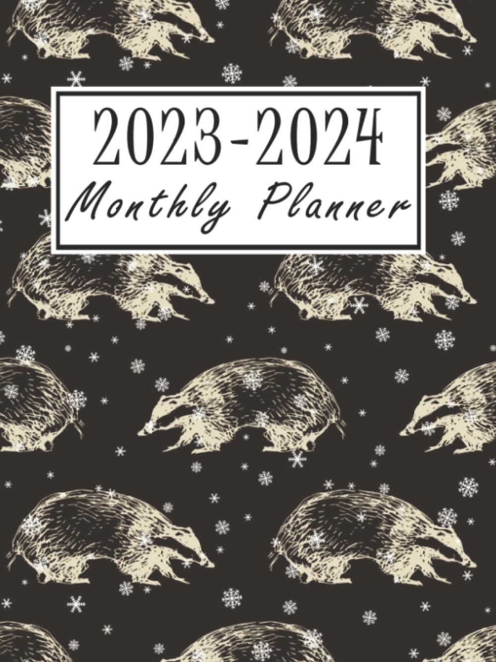 Weekly Planner 2023-2024: Badger Weekly Two Year Planner - Pretty Design 24 Months at a Glance Simple Schedule Organizer & Agenda |... & Contacts Log (Academic Planner) baixar livro de graça