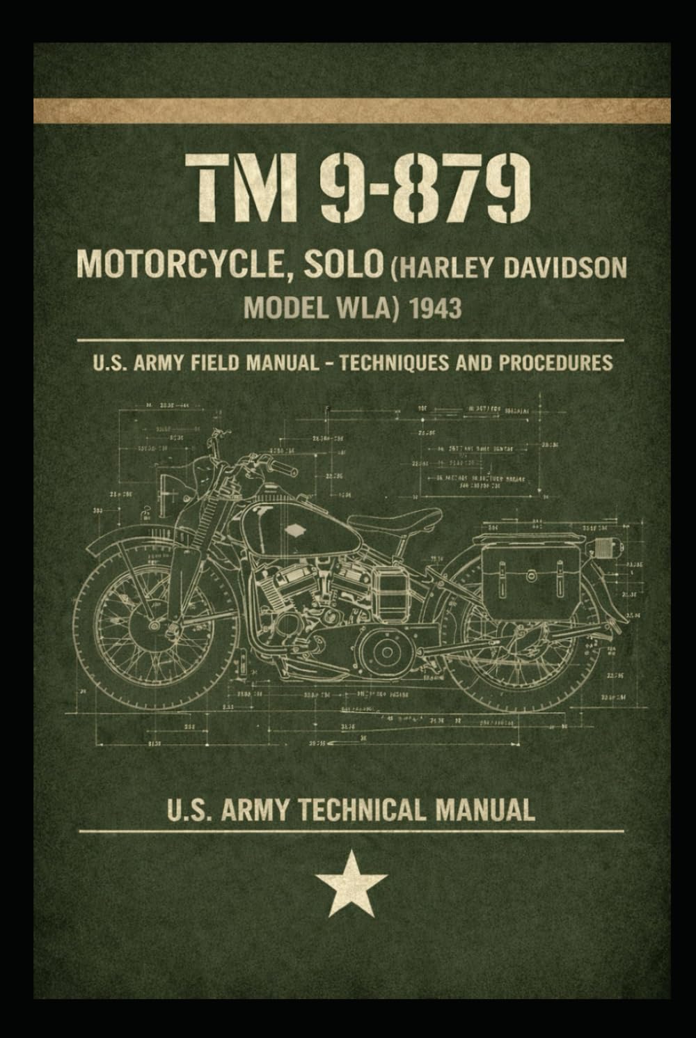 ler totalmente TM 9-879 Motorcycle, Solo (Harley Davidson Model WLA) 1943