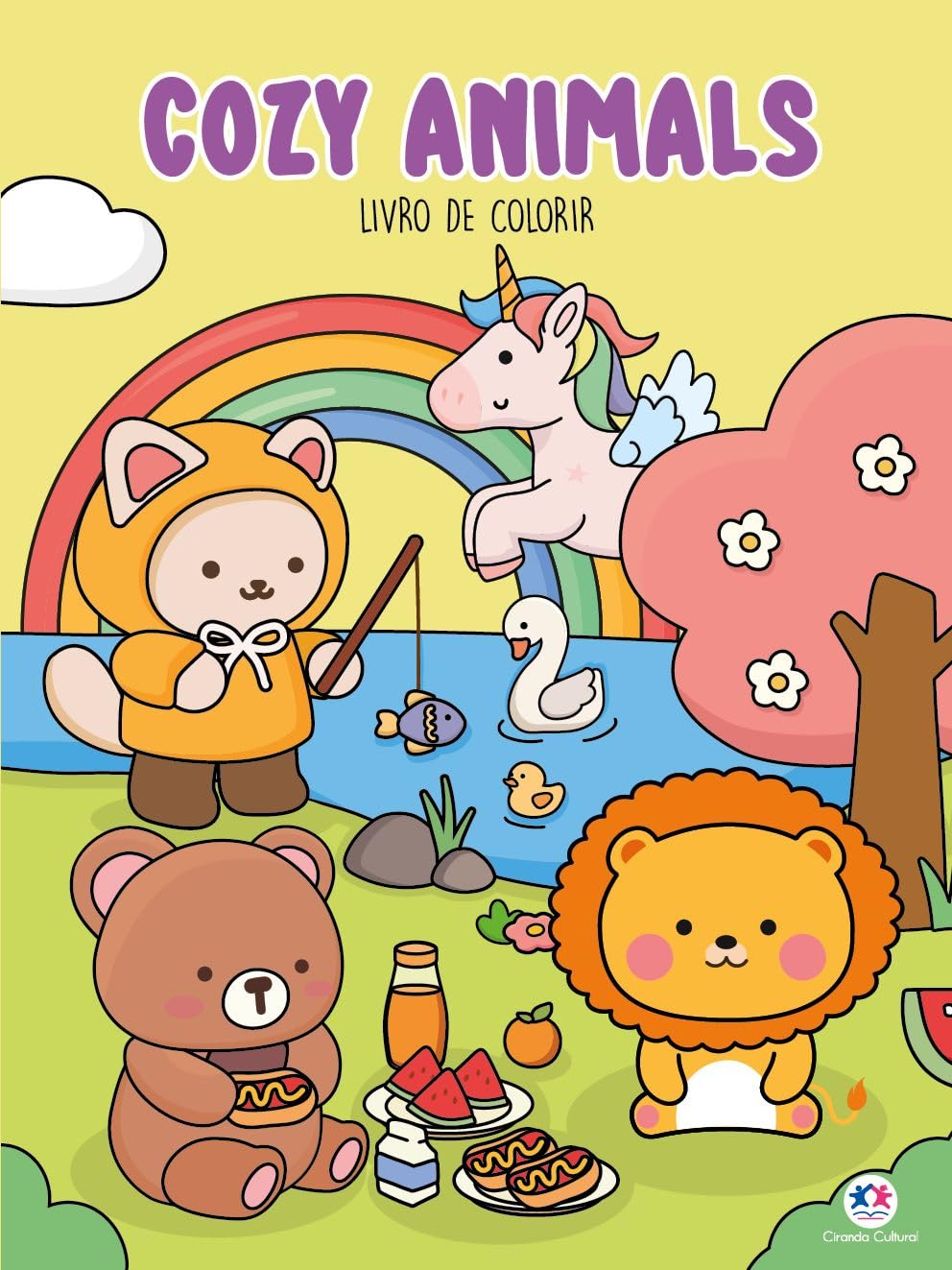Cozy Animals - Para Colorir