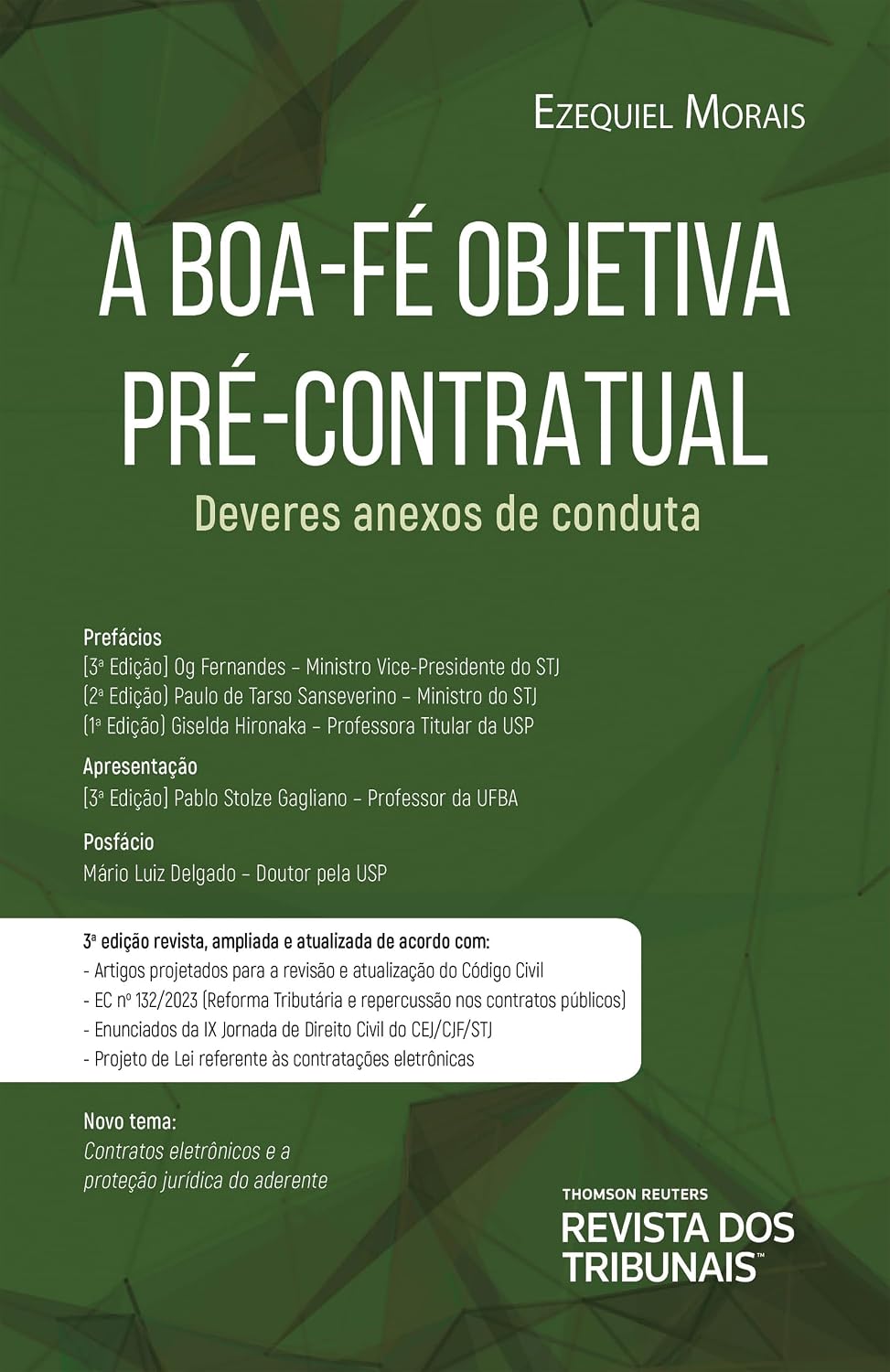 A Boa-fé Objetiva Pré-contratual 3º edição baixar livro de graça