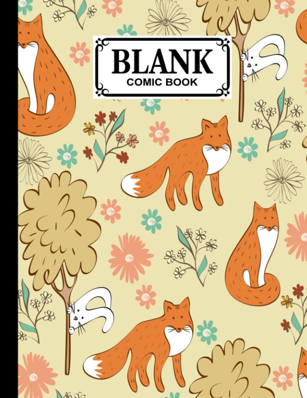 capítulo por capítulo baixar Blank Comic Book: Premium Fox Cover Blank Comic Book, Create Your Own Story, Journal, Notebook, Sketchbook for Kids and Adults, 120 Pages - Size 8.5" x 11" Notebook by Margrit Behrendt