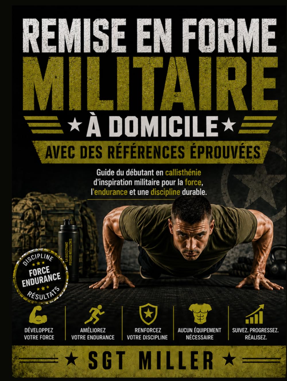 REMISE EN FORME MILITAIRE À DOMICILE AVEC DES RÉFÉRENCES ÉPROUVÉES: Guide du débutant en callisthénie d'inspiration militaire pour la force, l'endurance et une discipline durable (French Edition) baixar o livro de graça