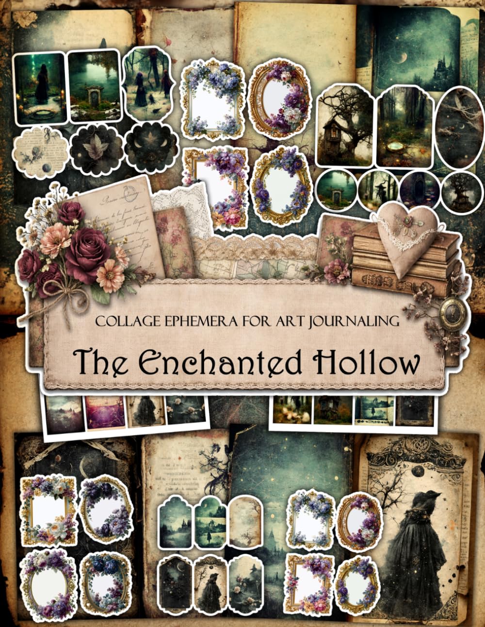 capítulo por capítulo baixar The Enchanted Hollow Ephemera Book: Junk Journal Papers, ATC Cards, Tags, Frames, Labels & Cut-Out Elements for Scrapbooking, Collage Art and Paper Crafts