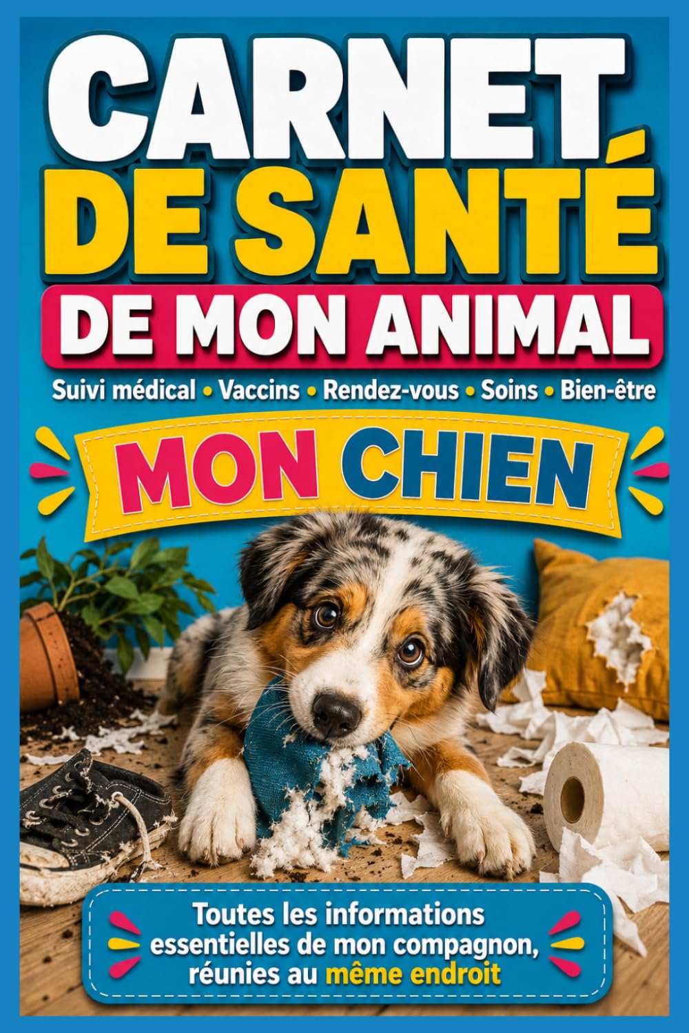 capítulo por capítulo baixar Carnet de santé de mon Chien: Suivi médical, bien-être et informations essentielles (French Edition)