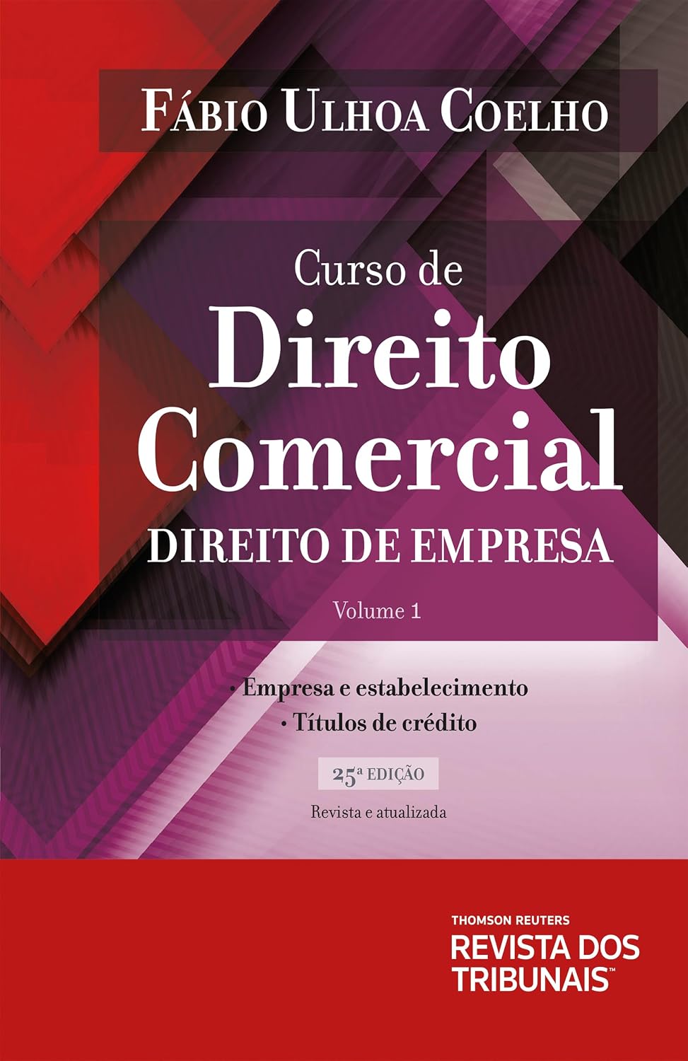 Curso de Direito Comercial volume 1 25º edição baixar o livro de graça