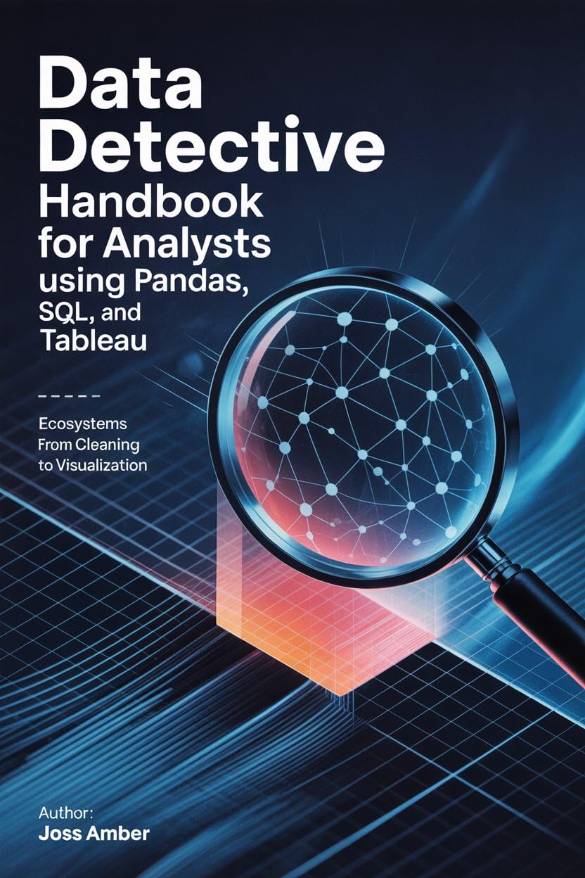 ler totalmente Data Detective Handbook for Analysts using Pandas, SQL, and Tableau 100 Investigative Projects to Uncover Hidden Patterns in Big Data: Ecosystems From Cleaning to Visualization (English Edition)