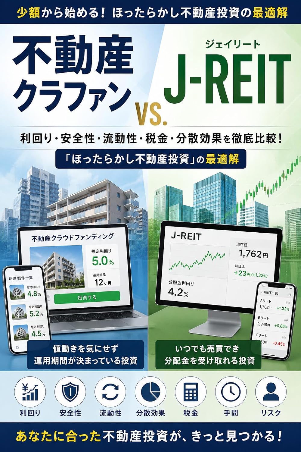 Real Estate Crowdfunding vs J-REIT: A Comprehensive Comparison of Returns Safety Liquidity Taxes and Diversification Finding the Optimal Hands-Off Real Estate Investment Strategy (Japanese Edition) baixar o livro de graça